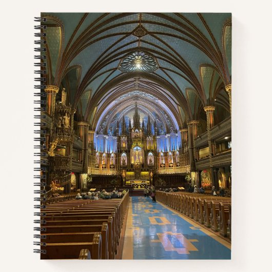 Notre Dame Basiliek in het Notitieboek van Montrea (Voorkant)