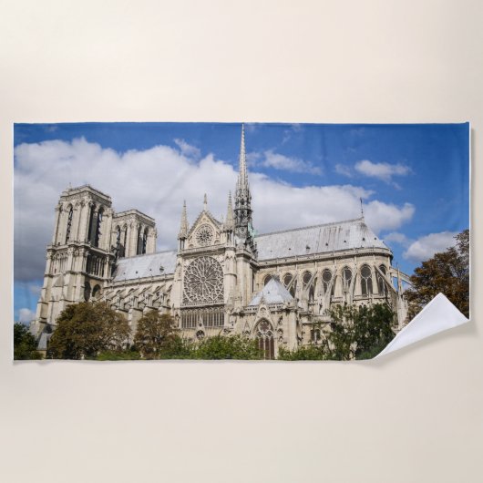 Notre Dame Beach Towel Strandlaken (Voorkant)