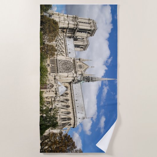 Notre Dame Beach Towel Strandlaken (Voorkant)