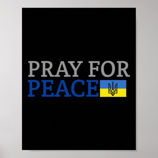 Notre Dame Bid Voor Vrede Poster (Voorkant)