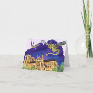 Notre Dame Blank Kaart (diverse maten)