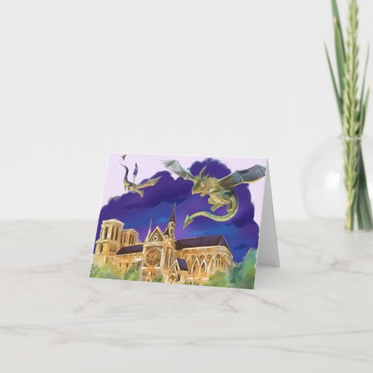 Notre Dame Blank Kaart (diverse maten) (Voorkant)