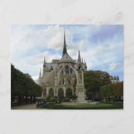 Notre Dame Briefkaart (Voorkant)