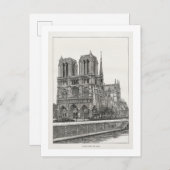 Notre Dame briefkaart (Voorkant / Achterkant)