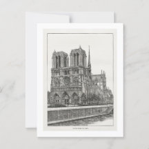 Notre Dame briefkaart