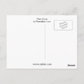 Notre Dame Briefkaart (Achterkant)