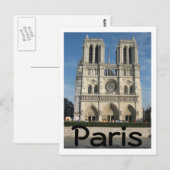 Notre Dame Briefkaart (Voorkant / Achterkant)