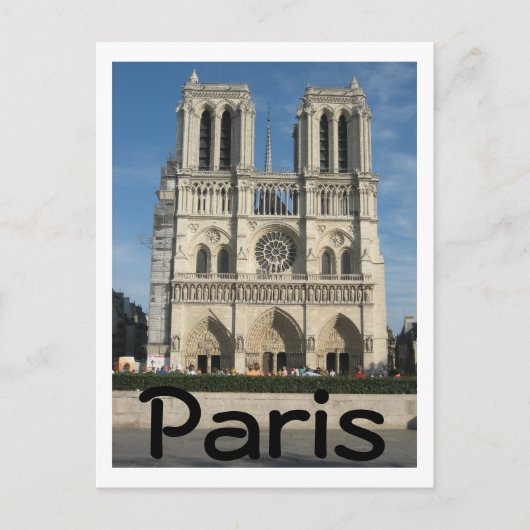 Notre Dame Briefkaart (Voorkant)