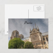 Notre Dame Briefkaart (Voorkant / Achterkant)
