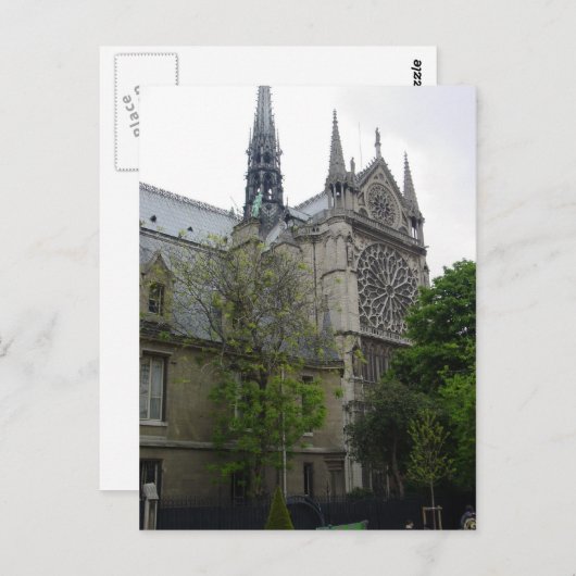 Notre Dame  Briefkaart (Voorkant / Achterkant)
