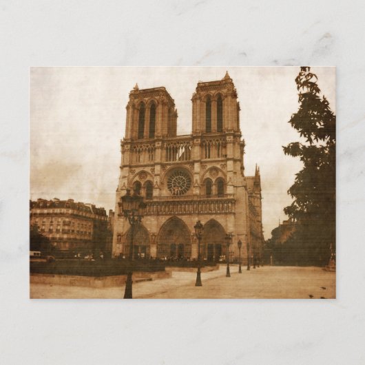 Notre Dame Briefkaart (Voorkant)