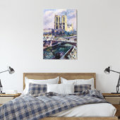 Notre Dame Canvas Afdruk (Insitu (Slaapkamer))