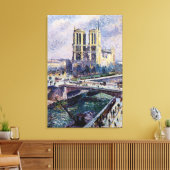 Notre Dame Canvas Afdruk (Insitu (Woonkamer))