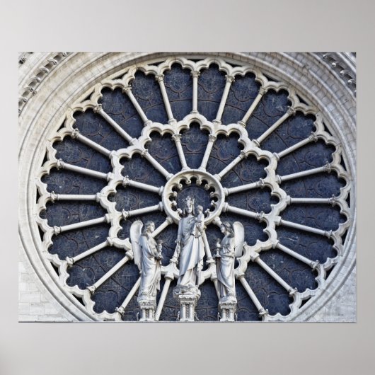 Notre Dame Cathedraal, detail Poster (Voorkant)