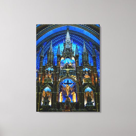Notre Dame Cathedral Altar Canvas Afdruk (Voorkant)