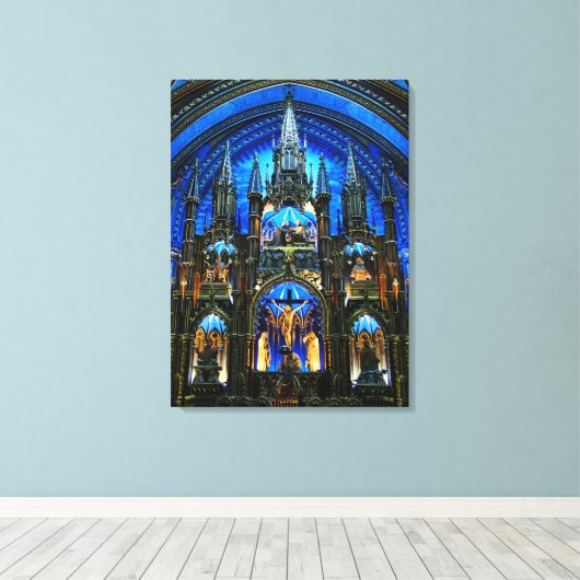 Notre Dame Cathedral Altar Canvas Afdruk (Insitu (Houten vloer))