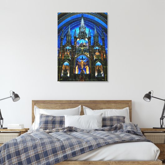 Notre Dame Cathedral Altar Canvas Afdruk (Insitu (Slaapkamer))