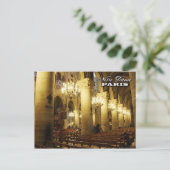 Notre Dame Cathedral (binnenland), Parijs, Frankri Briefkaart (Staand voorkant)