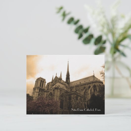 Notre Dame Cathedral Briefkaart (Staand voorkant)