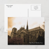 Notre Dame Cathedral Briefkaart (Voorkant / Achterkant)