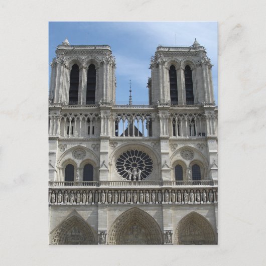 Notre Dame Cathedral Briefkaart (Voorkant)