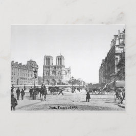 Notre Dame Cathedral C1890,  Paris Frankrijk Briefkaart