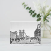 Notre Dame Cathedral C1890,  Paris Frankrijk Briefkaart (Staand voorkant)
