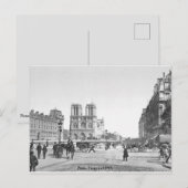 Notre Dame Cathedral C1890,  Paris Frankrijk Briefkaart (Voorkant / Achterkant)