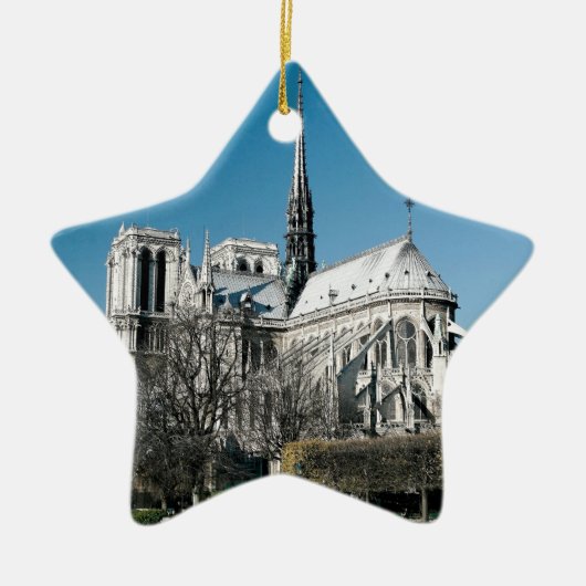 Notre Dame Cathedral Keramisch Ornament (Voorkant)
