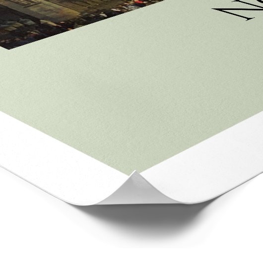 Notre Dame Cathedral, Parijs, Frankrijk Poster (Hoek)