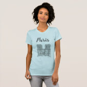 Notre Dame Cathedral, Parijs, Frankrijk T-shirt (Voorkant volledig)