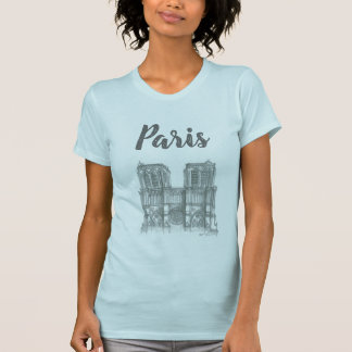 Notre Dame Cathedral, Parijs, Frankrijk T-shirt