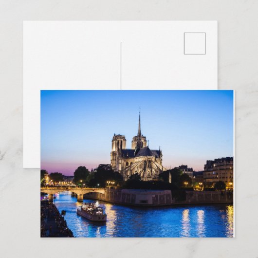 Notre Dame Cathedral Paris Briefkaart (Voorkant / Achterkant)