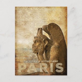Notre Dame Cathedral Paris, le Stryga Chimera Briefkaart