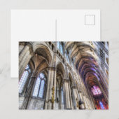 Notre Dame Cathedral Reims Briefkaart (Voorkant / Achterkant)