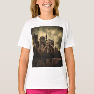 Notre Dame Cathedral Spier, Parijs Frankrijk T-shirt