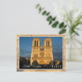 Notre Dame Cathedral (westerne gevel), Parijs Briefkaart (Staand voorkant)