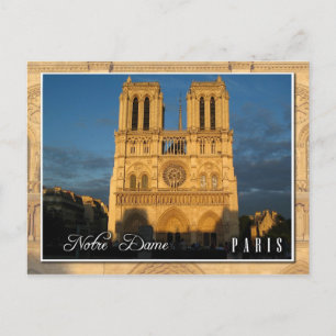 Notre Dame Cathedral (westerne gevel), Parijs Briefkaart