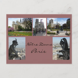 Notre Dame Collage Briefkaart