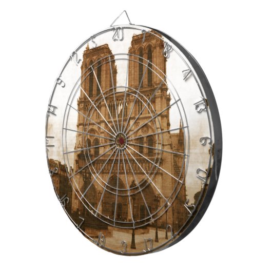 Notre Dame Dartbord (Voorkant Rechts)