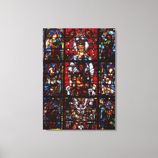 Notre-Dame de la Belle Verriere Canvas Afdruk (Voorkant)
