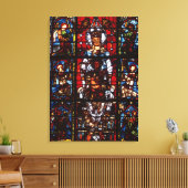 Notre-Dame de la Belle Verriere Canvas Afdruk (Insitu (Woonkamer))
