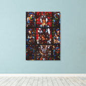 Notre-Dame de la Belle Verriere Canvas Afdruk (Insitu (Houten vloer))