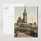 Notre Dame de la Garde II, Marseille, Frankrijk Briefkaart (Voorkant / Achterkant)