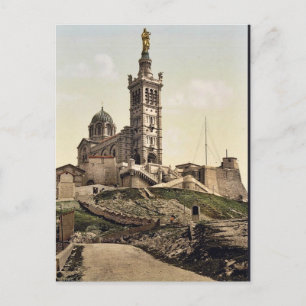 Notre Dame de la Garde II, Marseille, Frankrijk Briefkaart