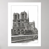 Notre Dame de Paris 12 "x16" Poster (Voorkant)