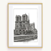 Notre Dame de Paris 12 "x16" Poster