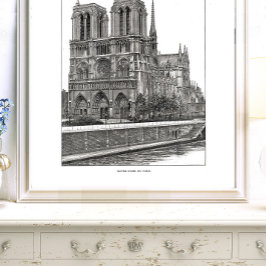 Notre Dame de Paris 12 "x16" Poster