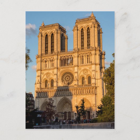 Notre Dame de Paris bij de Gouden Uur - Parijs, Fr Briefkaart (Voorkant)
