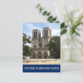 Notre Dame de Paris Briefkaart (Staand voorkant)